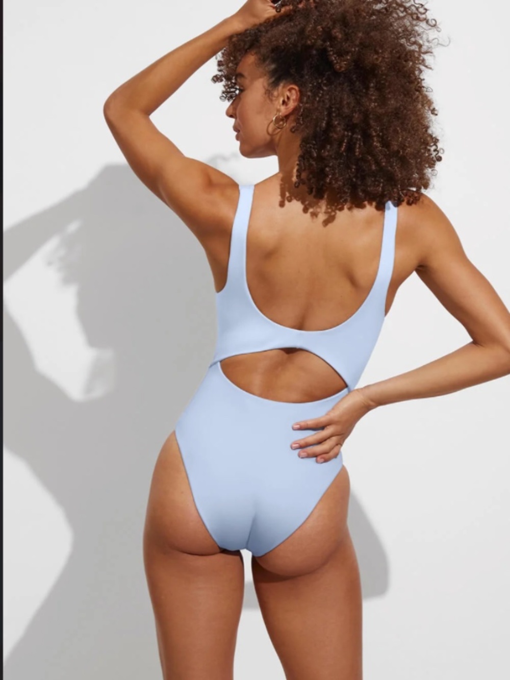 XL double scoop one piece swimsuit Left on friday
